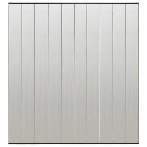  fekete szúnyogháló ajtóra 10 részes hálós függönnyel 240x240 cm