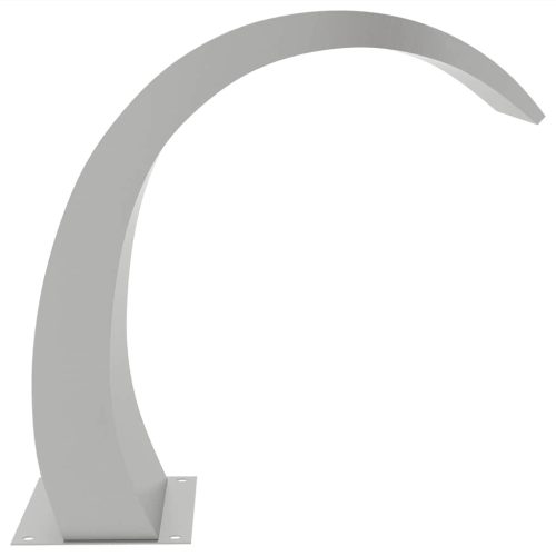  304-es rozsdamentes acél medenceszökőkút LED-ekkel 22x60x70 cm