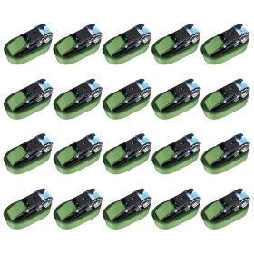  20 db zöld racsnis rögzítő heveder 800 daN 6 m