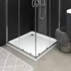  fehér pettyes ABS zuhanytálca 90 x 90 x 4 cm