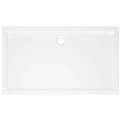  téglalap alakú fehér ABS zuhanytálca 70 x 120 cm