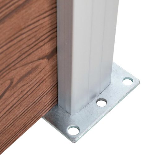  barna WPC kerítéspanel 95 x 186 cm