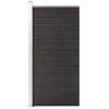  szürke WPC kerítéspanel 95 x 186 cm