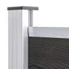  szürke WPC kerítéspanel 95 x 186 cm