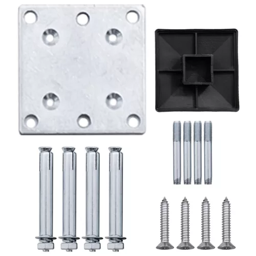  szürke WPC kerítéspanel 95 x 186 cm