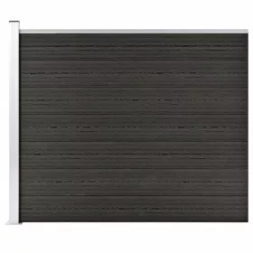  szürke WPC kerítéspanel 175 x 146 cm