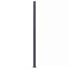  2 db sötétszürke alumínium kerítésoszlop 185 cm