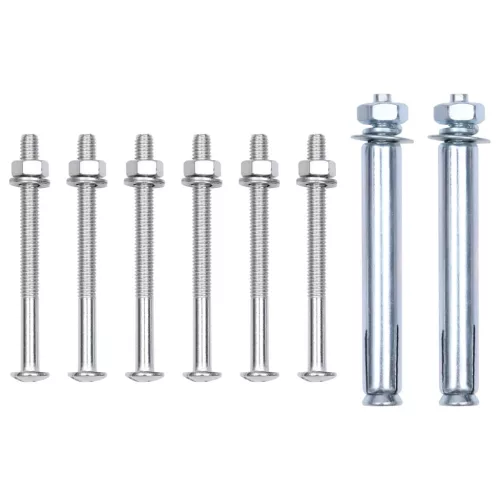  2 db horganyzott acél tartókonzol kerítésoszlophoz