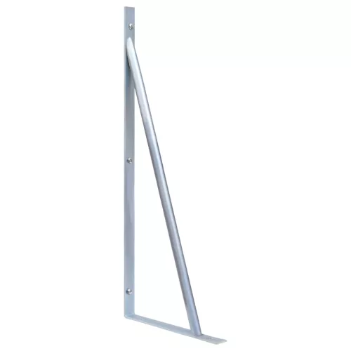  3 db horganyzott acél tartókonzol kerítésoszlophoz