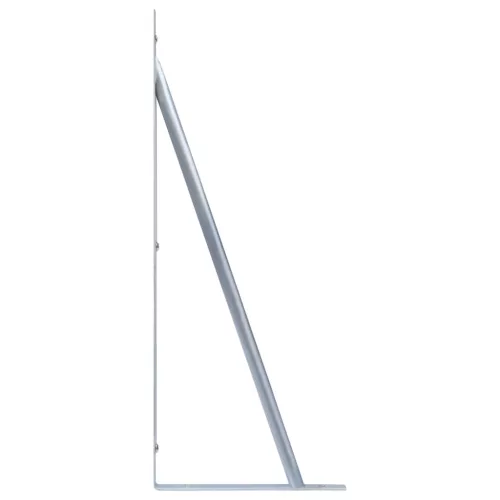  3 db horganyzott acél tartókonzol kerítésoszlophoz