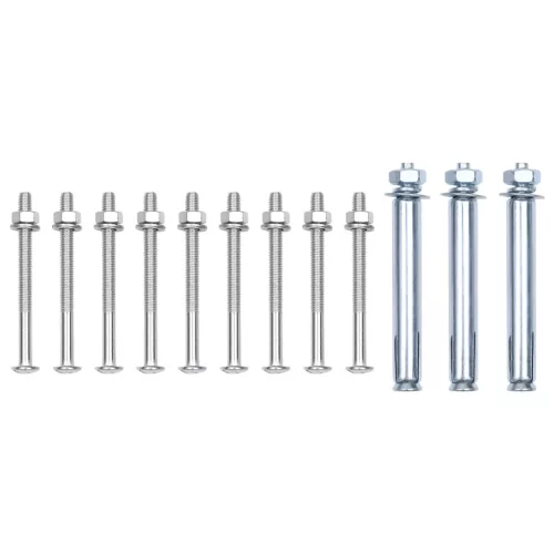  3 db horganyzott acél tartókonzol kerítésoszlophoz