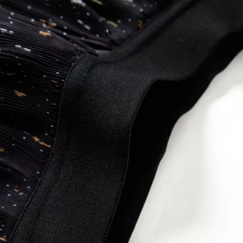 Gyerek szoknya fodros fodros fodros fekete 104