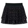 Gyerek szoknya fodros fodros fodros fekete 116