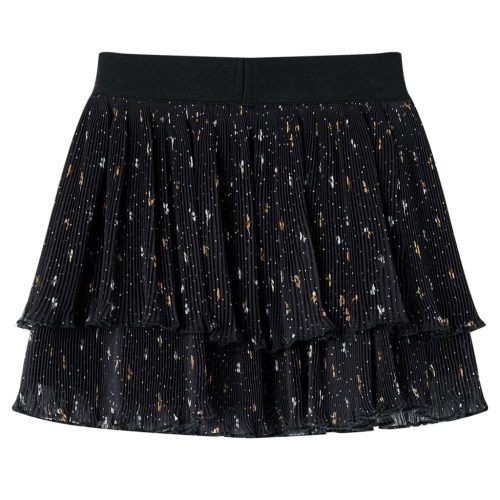 Gyerek szoknya fodros fodros fodros fekete 116