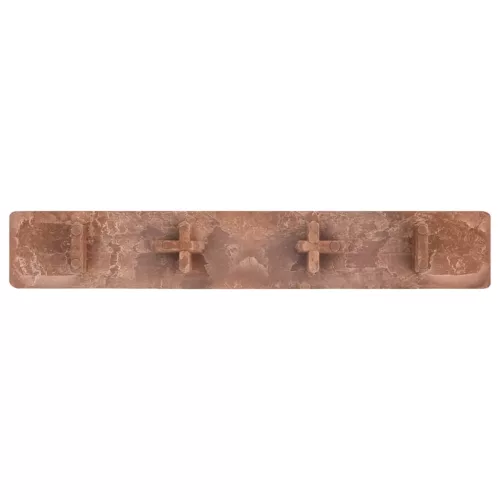  10 db barna műanyag járólap élzáró sapka 