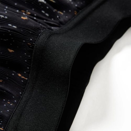 Gyerek szoknya fodros fodros fodros fekete 128