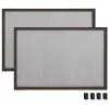  barna lehúzható ablakszúnyogháló 70 x 150 cm