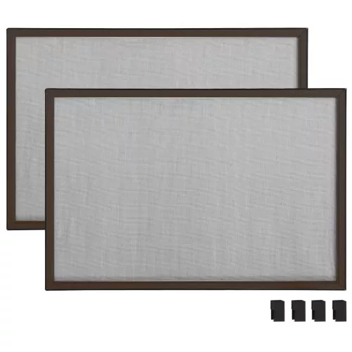  barna lehúzható ablakszúnyogháló 70 x 150 cm