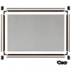  barna lehúzható ablakszúnyogháló 70 x 150 cm