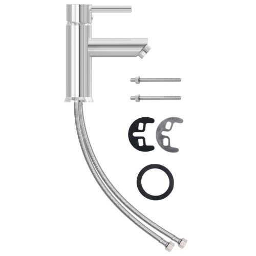  krómozott felületű fürdőszobai mosdócsaptelep 130 x 176 mm