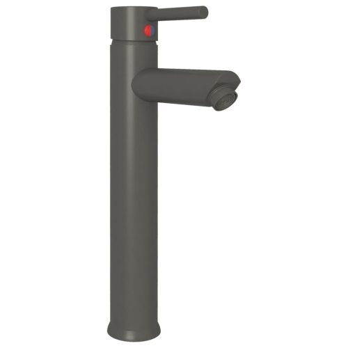  szürke fürdőszobai keverős csaptelep 12 x 30 cm