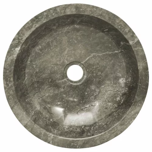  szürke márvány mosdókagyló Ø40 x 12 cm