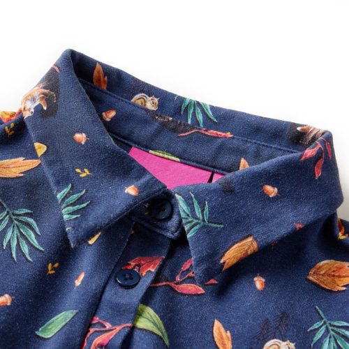 Gyerek ruha hosszú ujjú Navy 128