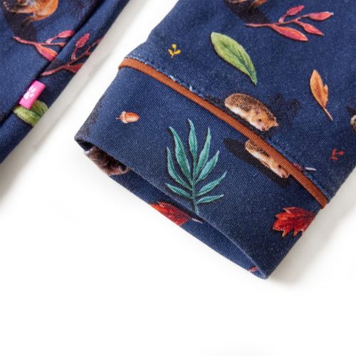 Gyerek ruha hosszú ujjú Navy 128