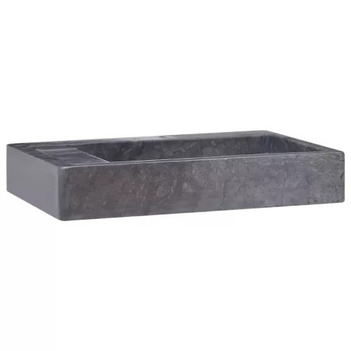  fekete márvány mosdókagyló 58 x 39 x 10 cm