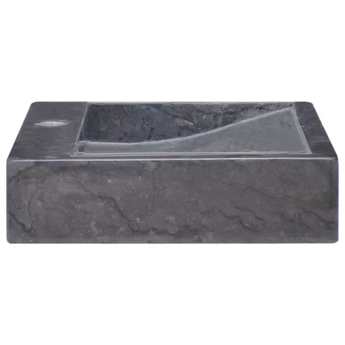  fekete márvány mosdókagyló 58 x 39 x 10 cm