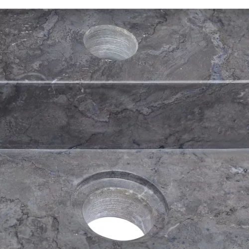  fekete márvány mosdókagyló 58 x 39 x 10 cm