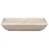 krémszínű márvány mosdókagyló 50 x 35 x 10 cm
