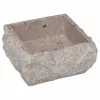  szürke márvány mosdókagyló 30 x 30 x 13 cm