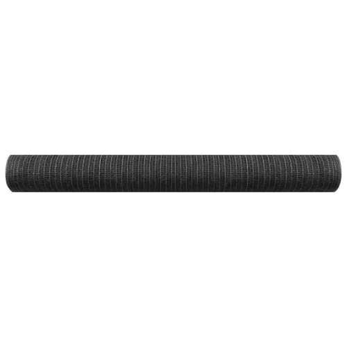  antracitszürke HDPE belátásgátló háló 2 x 25 m 75 g/m²