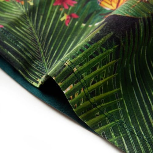 Gyerek ruha hosszú ujjú sötétzöld 104