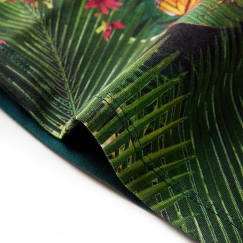 Gyerek ruha hosszú ujjú Sötétzöld 128