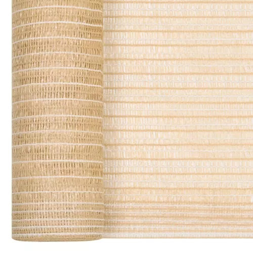  bézs HDPE belátásgátló háló 1,8 x 25 m 75 g/m² 