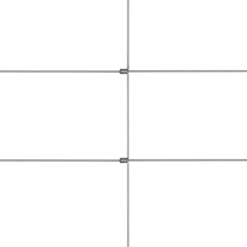  ezüstszínű horganyzott acél kerti kerítés 50 x 1,6 m