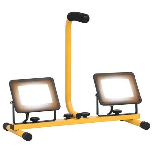  meleg fehér fényű LED-es reflektor fogantyúval 2 x 30 W