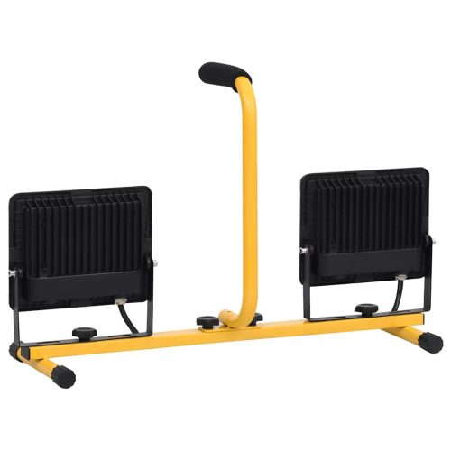  meleg fehér fényű fogantyúval ellátott LED-es reflektor 2x50 W