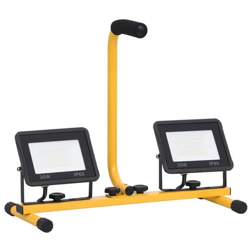  hideg fehér fényű fogantyúval ellátott LED-es reflektor 2x30 W