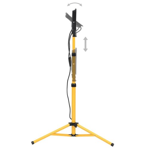  meleg fehér fényű háromlábú LED-es reflektor 2 x 100 W