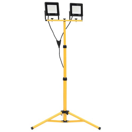  hideg fehér fényű háromlábú LED-es reflektor 2 x 50 W