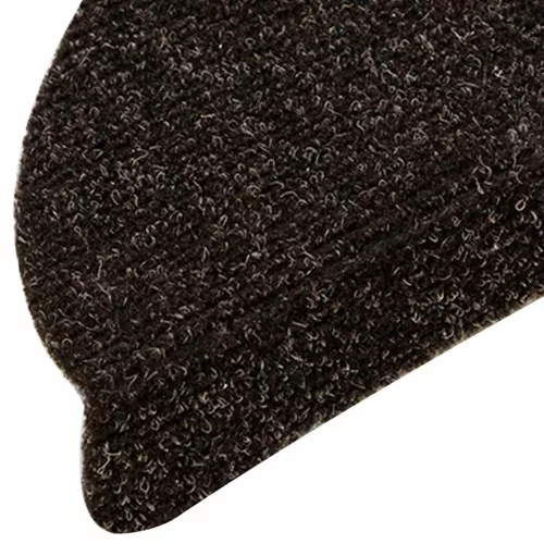  5 db öntapadós lépcsőszőnyeg 56 x 17 x 3 cm sötétbarna félkör alakú