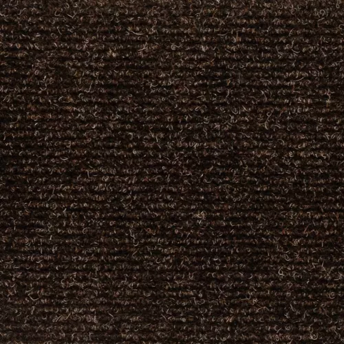  5 db öntapadós lépcsőszőnyeg 56 x 17 x 3 cm barna félkör alakú