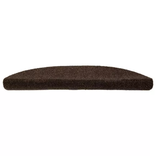  10 db öntapadós lépcsőszőnyeg 56 x 17 x 3 cm barna félkör alakú