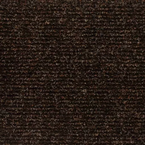  10 db öntapadós lépcsőszőnyeg 56 x 17 x 3 cm barna félkör alakú