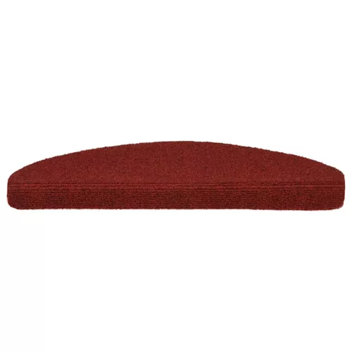  5 db öntapadós lépcsőszőnyeg 65 x 21 x 4 cm bordói félkör alakú nagyméretű