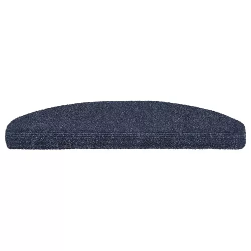  5 db öntapadós lépcsőszőnyeg 65 x 21 x 4 cm kék félkör alakú nagy