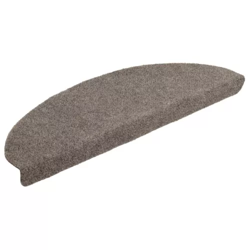  10 db öntapadós lépcsőszőnyeg 65 x 21 x 4 cm bézs félkör alakú nagy